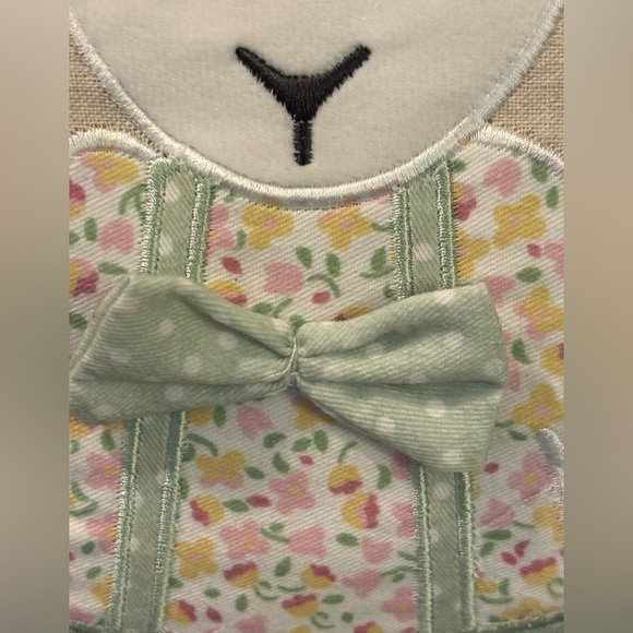 Isaac Mizrahi Lamb Couple Dangle Feet Decorative Sheep Baby Shower Pillow 23X14 - Picture 7 of 14